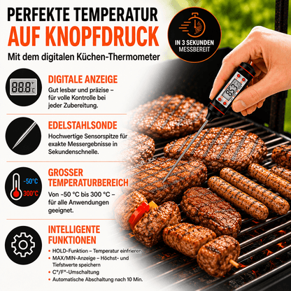 Digitales Thermometer für die Küche