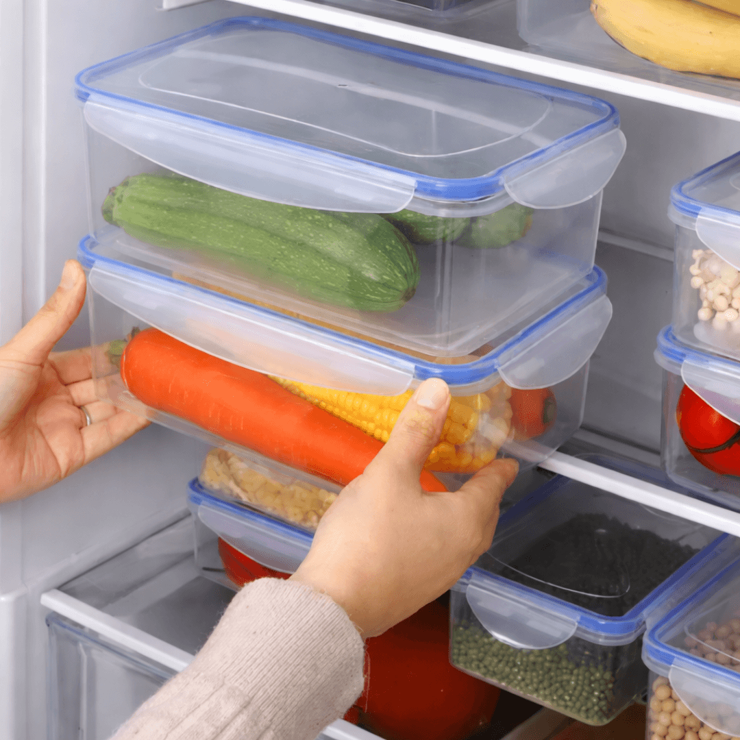 Luftdichte Frischhaltedose mit Deckel  für Kühlschrank & Mikrowelle