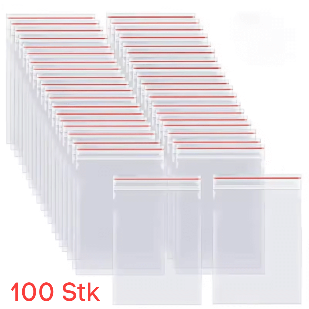 Wiederverschließbare Zip-Beutel für die Lebensmittelaufbewahrung